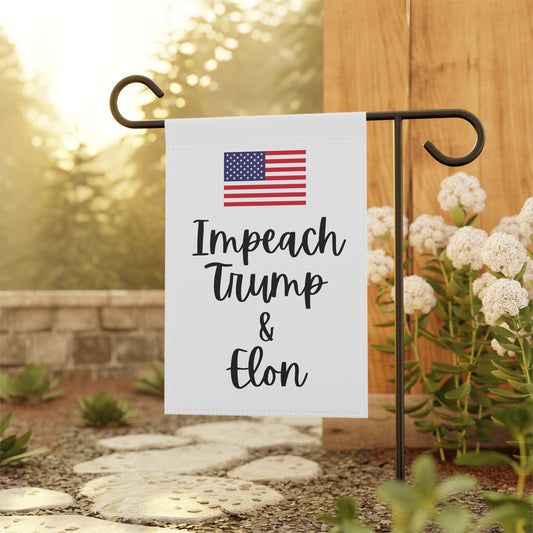 Impeach Trump and Elon Garden & House Banner