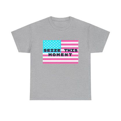 SEIZE THIS MOMENT : Unisex Heavy Cotton Tee