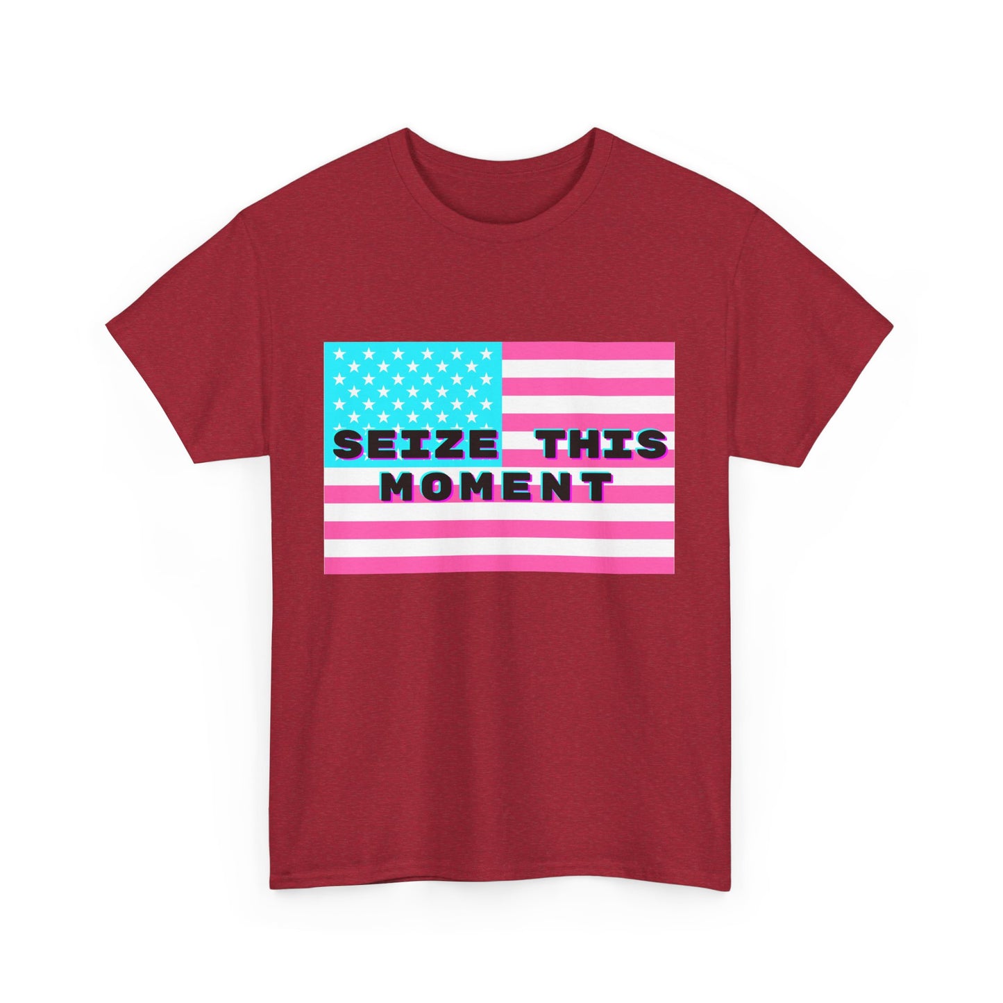 SEIZE THIS MOMENT : Unisex Heavy Cotton Tee