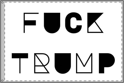 Fuck Trump - Large Double Sided Flag