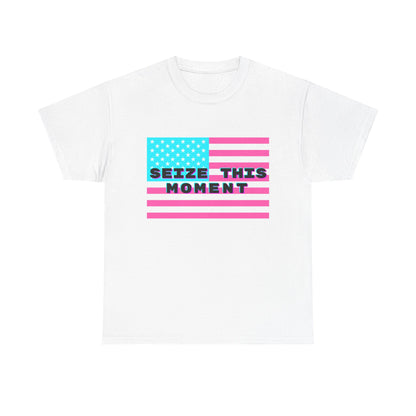 SEIZE THIS MOMENT : Unisex Heavy Cotton Tee