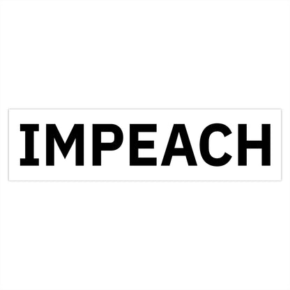 Impeach Bumper Stickers