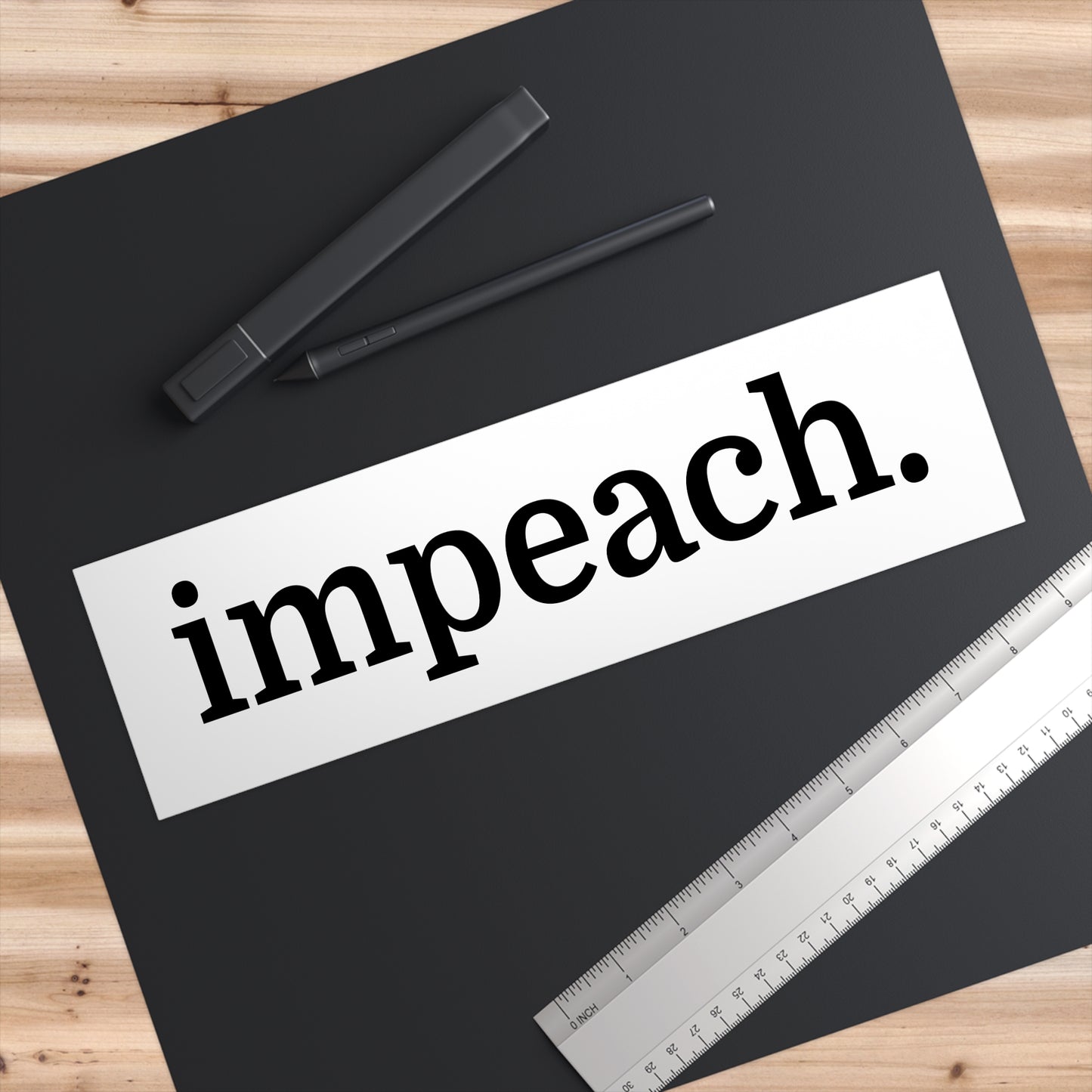 Impeach period Bumper Stickers