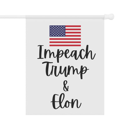 Impeach Trump and Elon Garden & House Banner