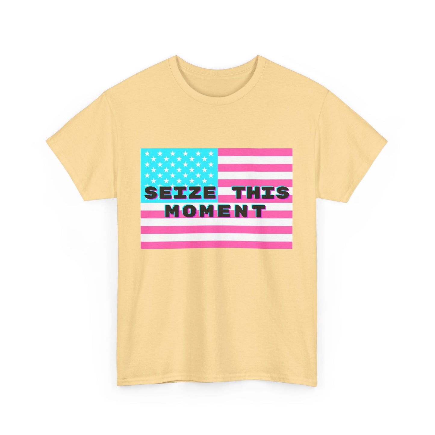 SEIZE THIS MOMENT : Unisex Heavy Cotton Tee