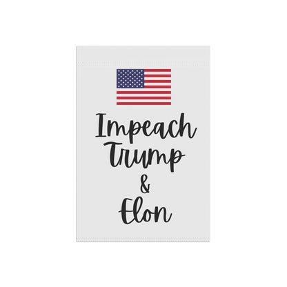 Impeach Trump and Elon Garden & House Banner