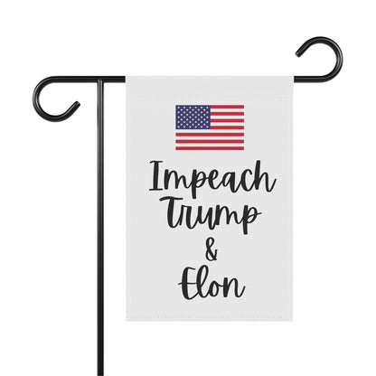 Impeach Trump and Elon Garden & House Banner