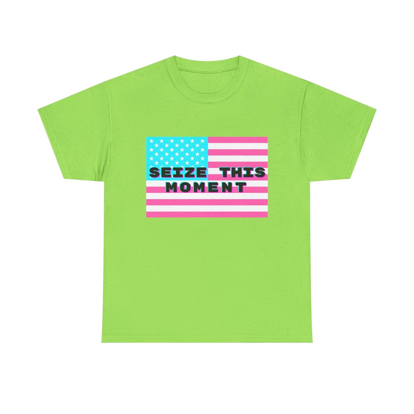 SEIZE THIS MOMENT : Unisex Heavy Cotton Tee