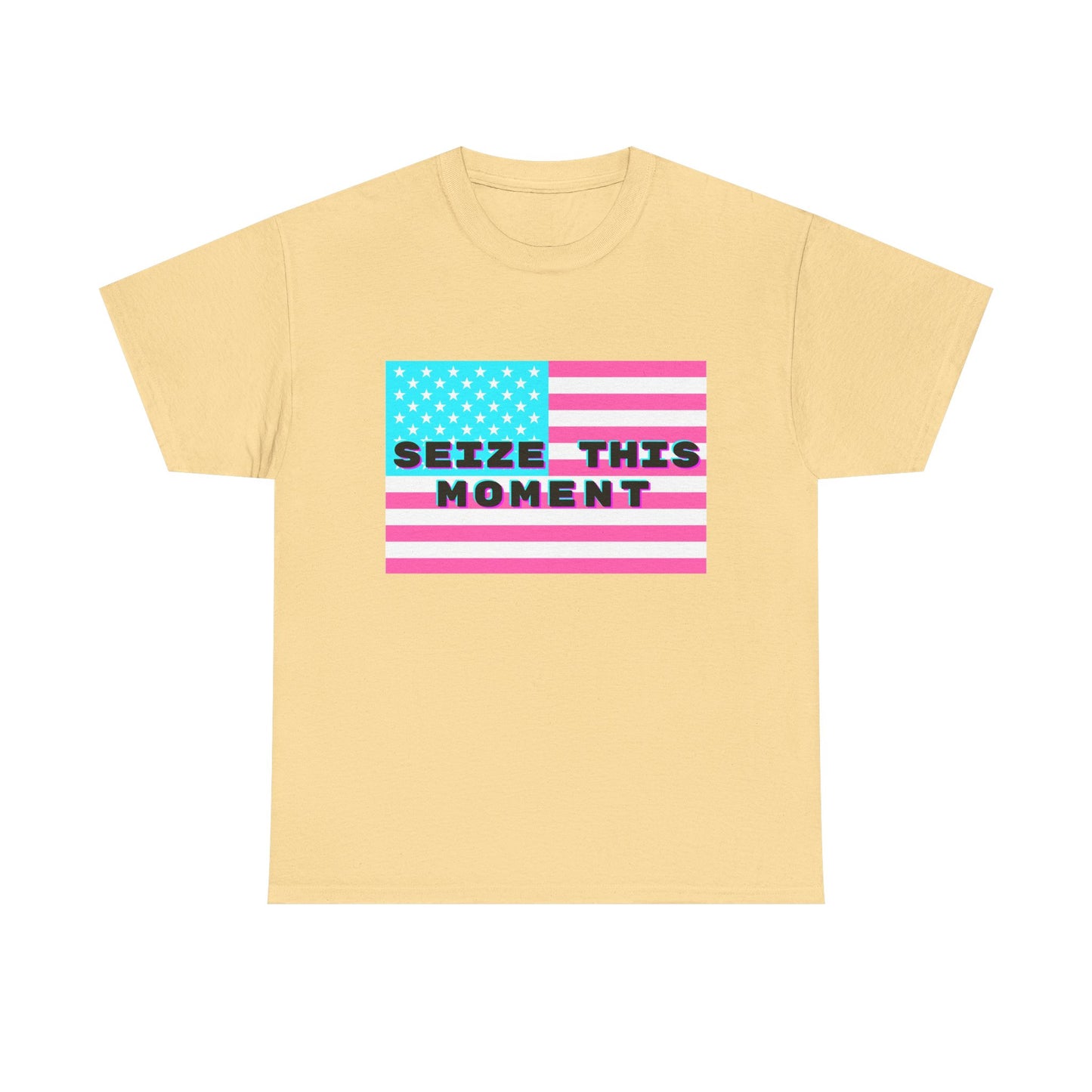 SEIZE THIS MOMENT : Unisex Heavy Cotton Tee